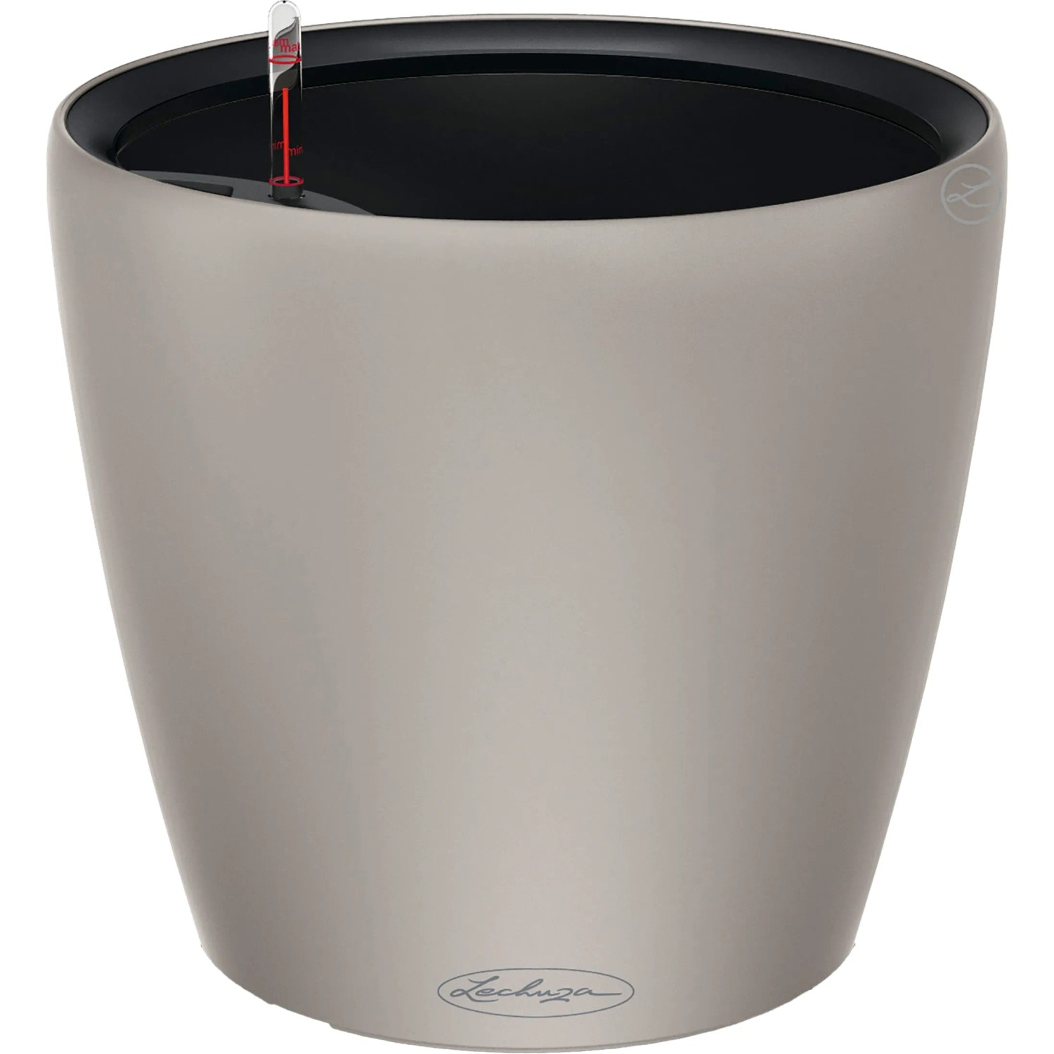 Lechuza Samozavlažovací květináč CLASSICO Color LS 21 pís.hnědá pr. 22 x 20 cm