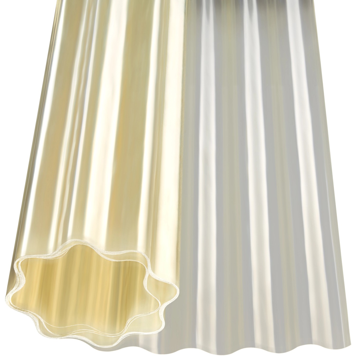 Gutta Polyesterový vlnitý pás 76/18 přírodní 150 cm x 500 cm