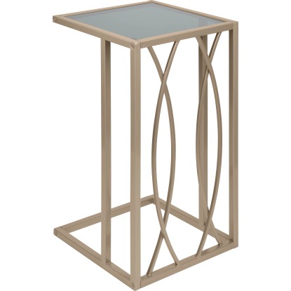 Odkládací stolek Blush Bordeaux hranatý 54 cm x 30 cm x 30 cm zlatý