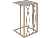 Odkládací stolek Blush Bordeaux hranatý 54 cm x 30 cm x 30 cm zlatý