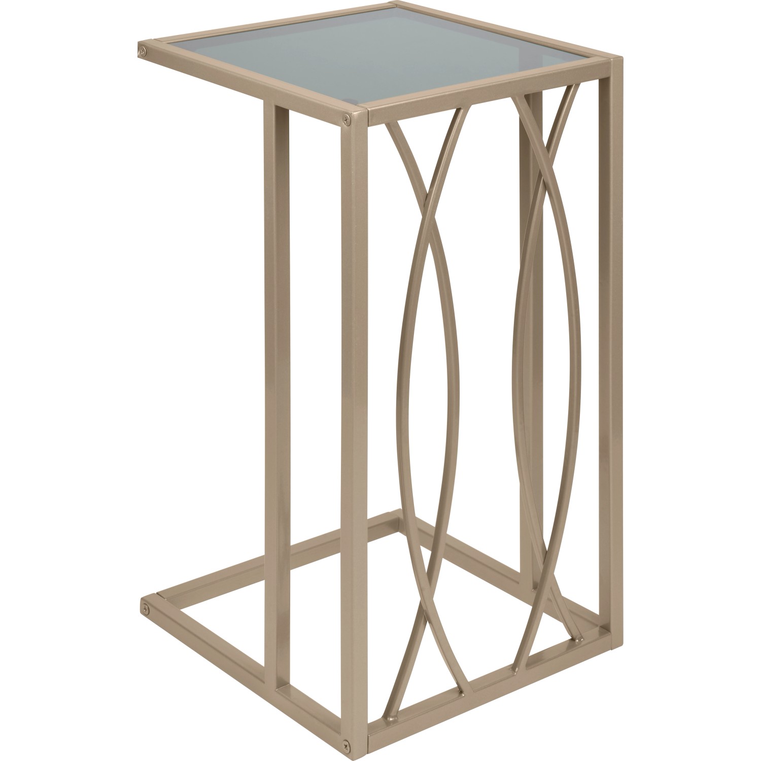 Odkládací stolek Blush Bordeaux hranatý 54 cm x 30 cm x 30 cm zlatý