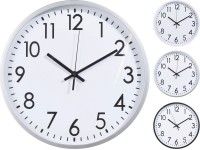Koopman Hodiny nástěnné s bílým ciferníkem, různé druhy, pr. 30 cm