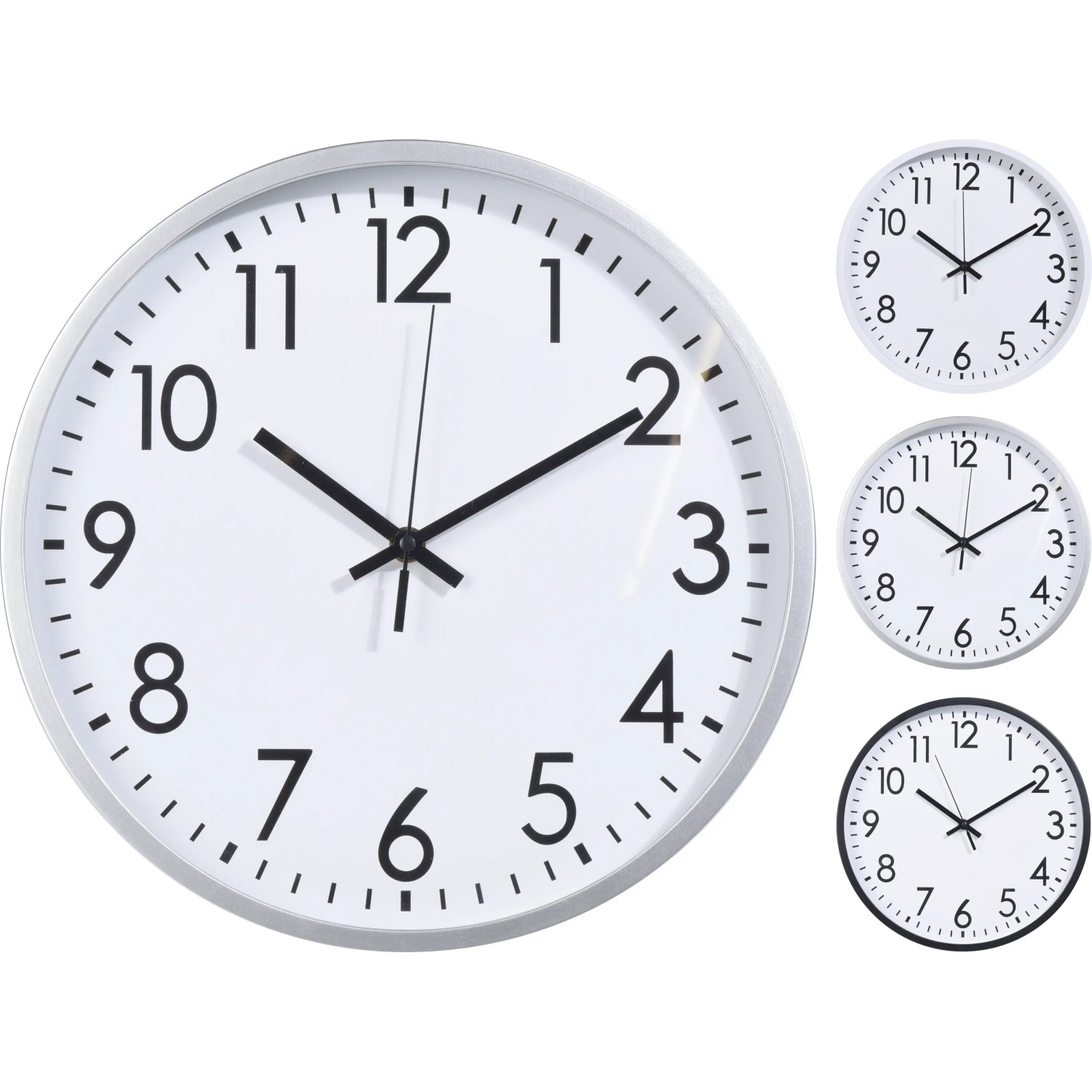 Koopman Hodiny nástěnné s bílým ciferníkem, různé druhy, pr. 30 cm