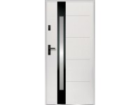 O.K. DOORS Ocelové vchodové dveře ARIADNA P55 bílé 90 P