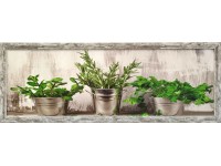 Bondecor Obraz, MDF rám, Food 30 x 90 cm