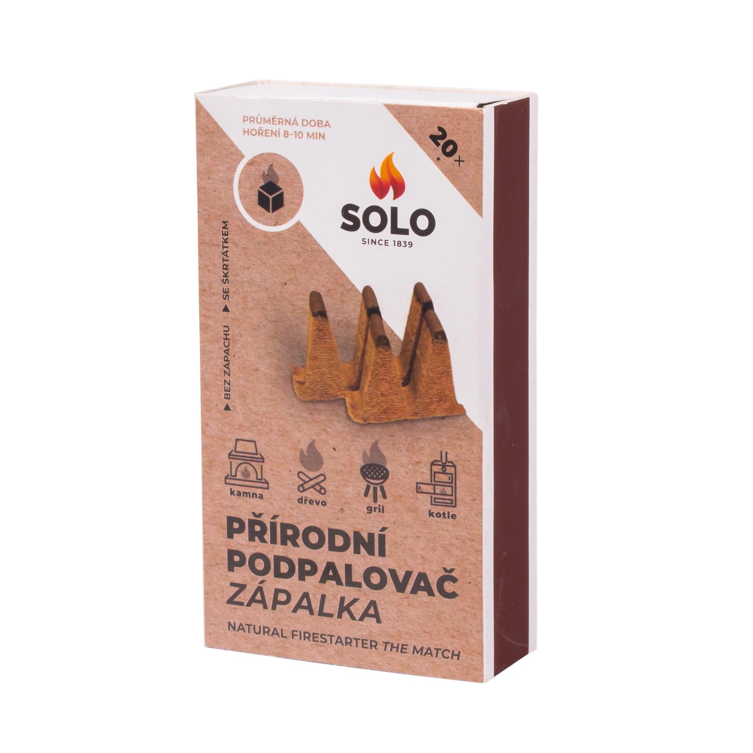Solo Podpalovač Zápalka 20 ks