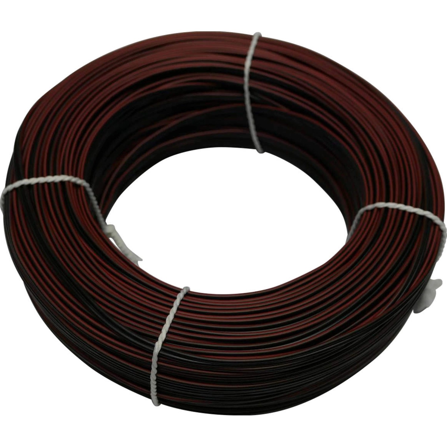 Reproduktorový vodič LSPR, černý/rudý, 2 x 0,5 mm2 - metráž