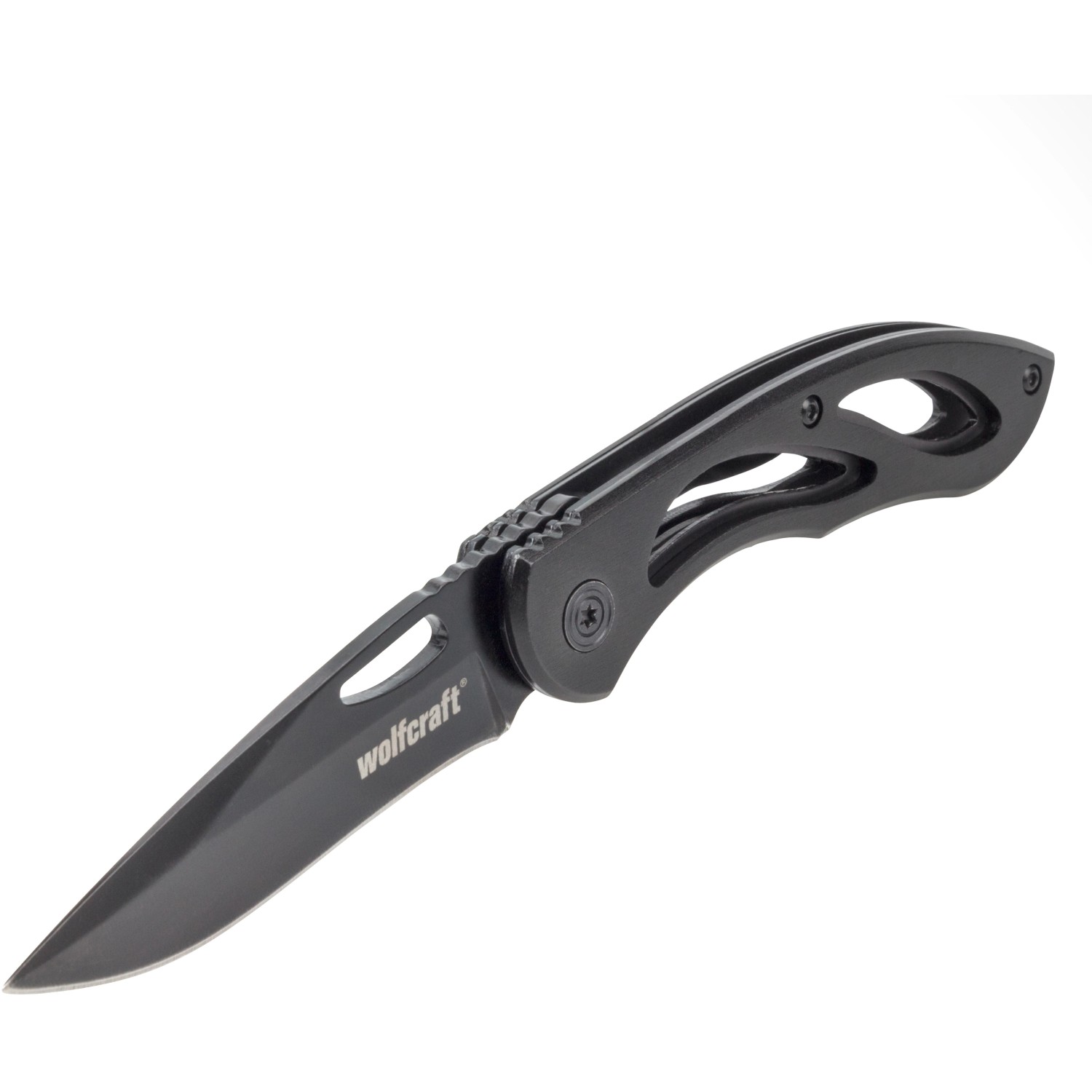 Wolfcraft Nůž pro volný čas se sklápěcí hladkou čepelí