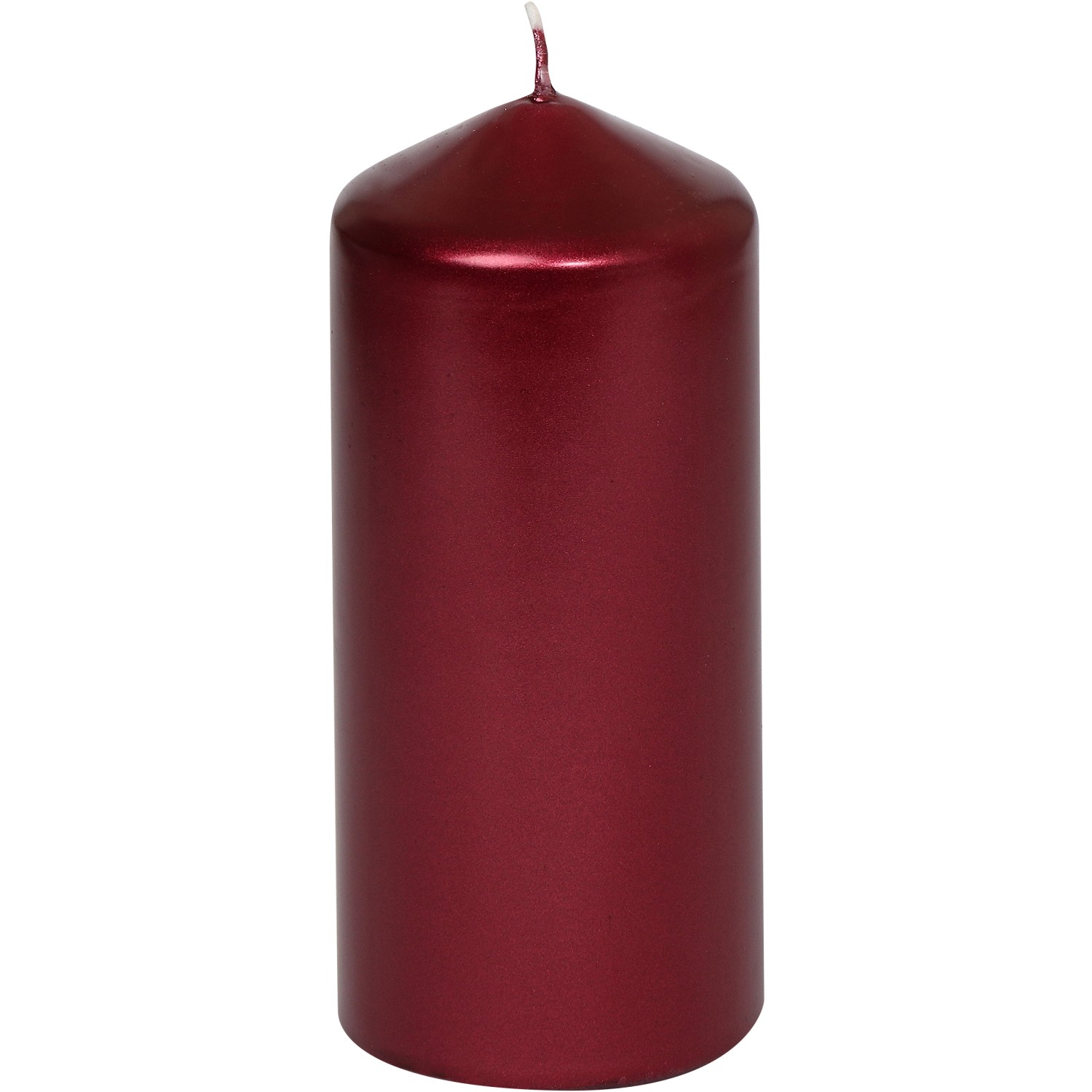 Steinhart Válcová svíčka lesklá staročervená pr. 57 x 130 mm