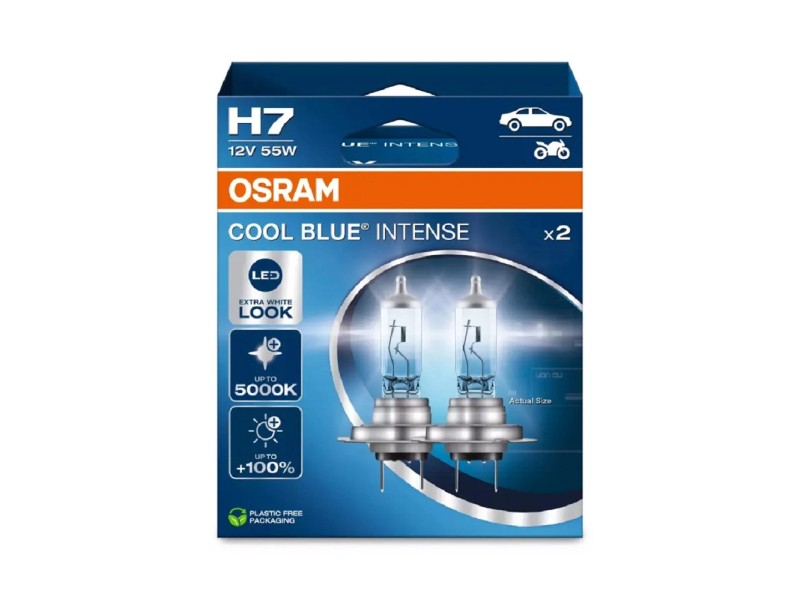 OSRAM Autožárovka Cool Blue Intense (Next Gen) H7, 55W, 12V, 2 ks (HFB ...