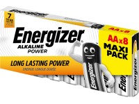 Energizer Alkalická Power baterie mignon AA LR6, 8 ks Energizer Alkalická Power baterie mignon AA LR6, 8 ks