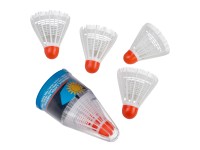 Happy People Košíčky na badminton bílé, 12 x 7 cm, 4 ks