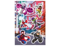 Komar Samolepka na zeď Spiderman Chasing 50 x 70 cm, 6dílná