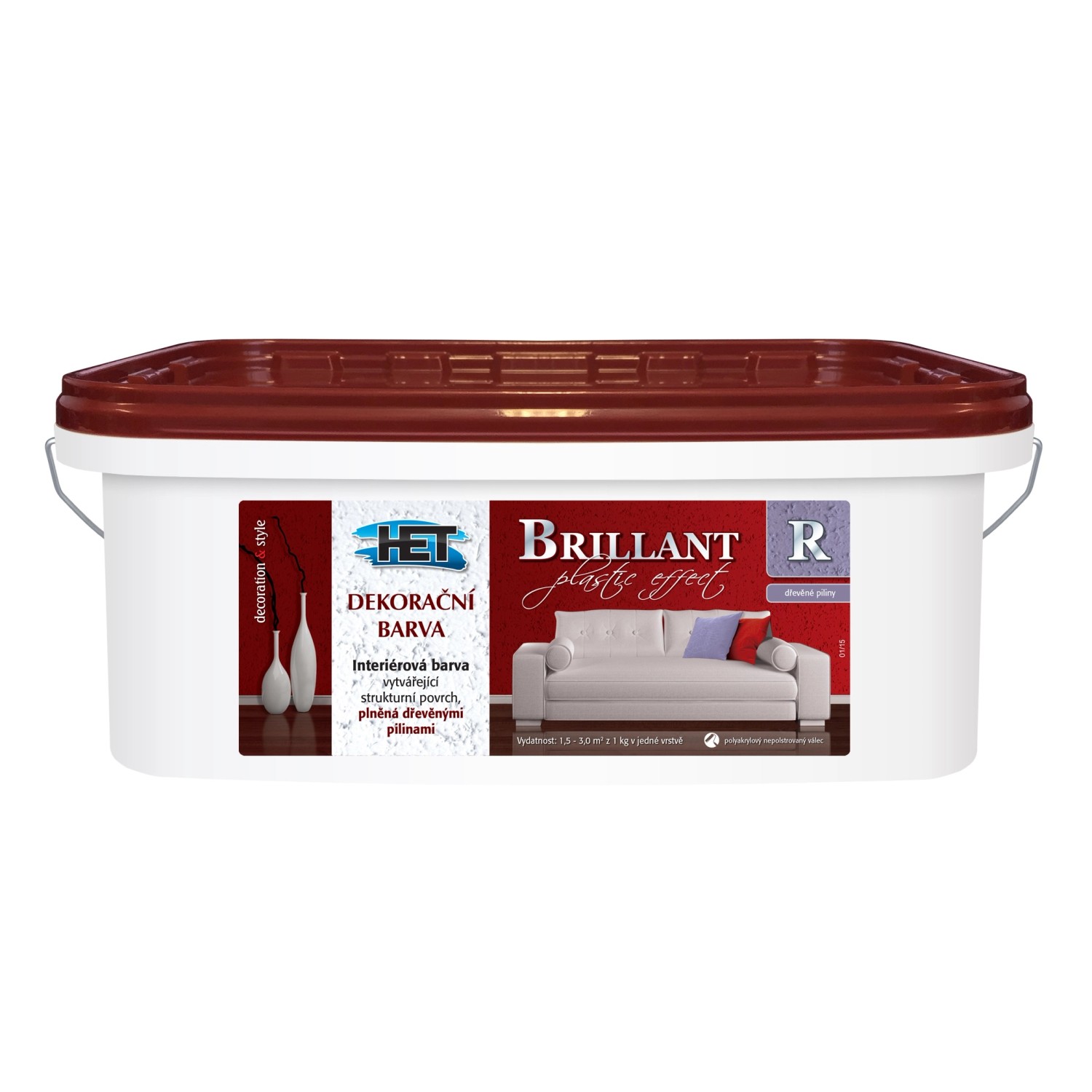 Het Dekorační barva Brillant R 5 kg