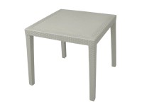 MEGA PLAST Stůl RATAN LUX cappuccino 73 x 75,5 x 75,5 cm