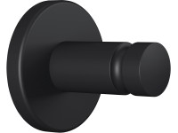 tesa Háček na ručník Moon, matná černá, 37 x 37 x 36 mm