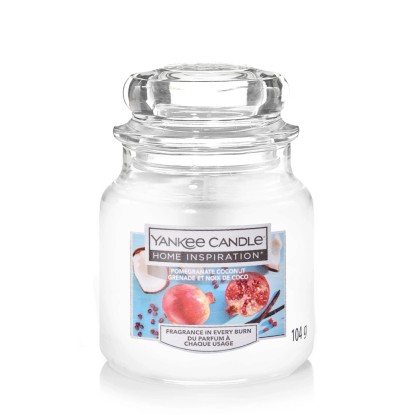 Yankee Candle Home Inspiration Svíčka, sklo, Pomegranate Coconut, 88 x 65 mm