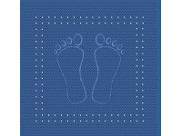 Kleine Wolke Protiskluzová podložka do vany Foot modrá 36 x 72 cm