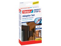 tesa Insect Stop Sada pro zavěšení hliníkového rámu Comfort bez vrtání, hnědá