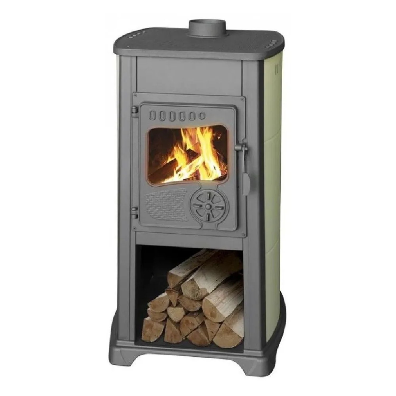 Bella Thalia Krbová kamna Eco, 5,4 kW, krémová, 90 x 49 x 44 cm