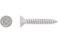 Vrut do plechu se zápustnou hlavou PH2 plný závit ocel A2 4,2 x 13 mm, 12 ks