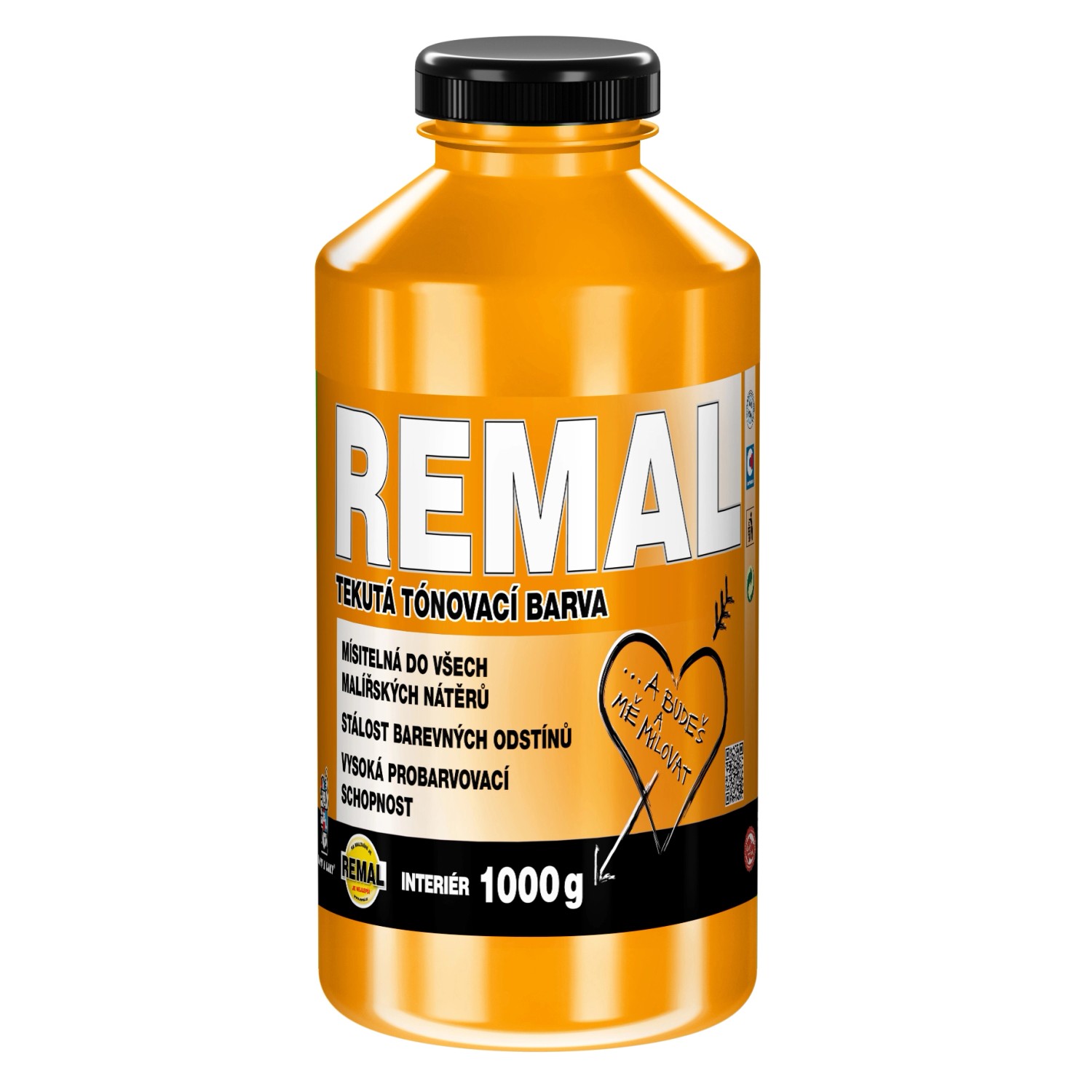 REMAL Tekutá tónovací barva 0760 pomeranč 1 kg