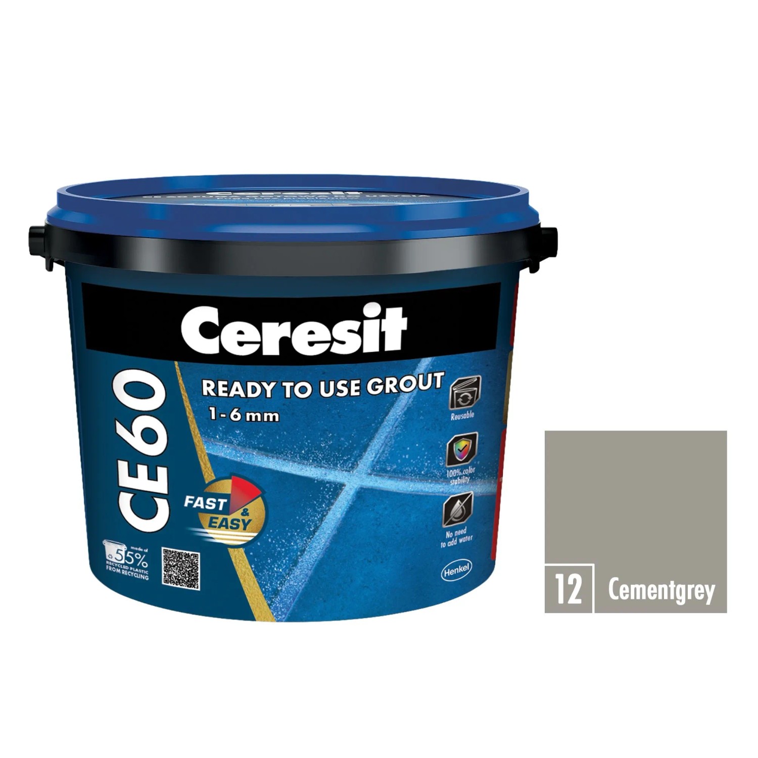 Ceresit CE 60 spárovací hmota cementgrey 2 kg CE60212