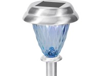 LED Solární svítidlo s bodcem z nerezové oceli