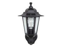 Lutec Venkovní nástěnná lampa černá E 27 60 W