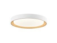 EURAKLES LED svítidlo WHITE FOG sv.dřevo/bílá 28W 3050lm 2900-6500K pr. 40x8,5cm
