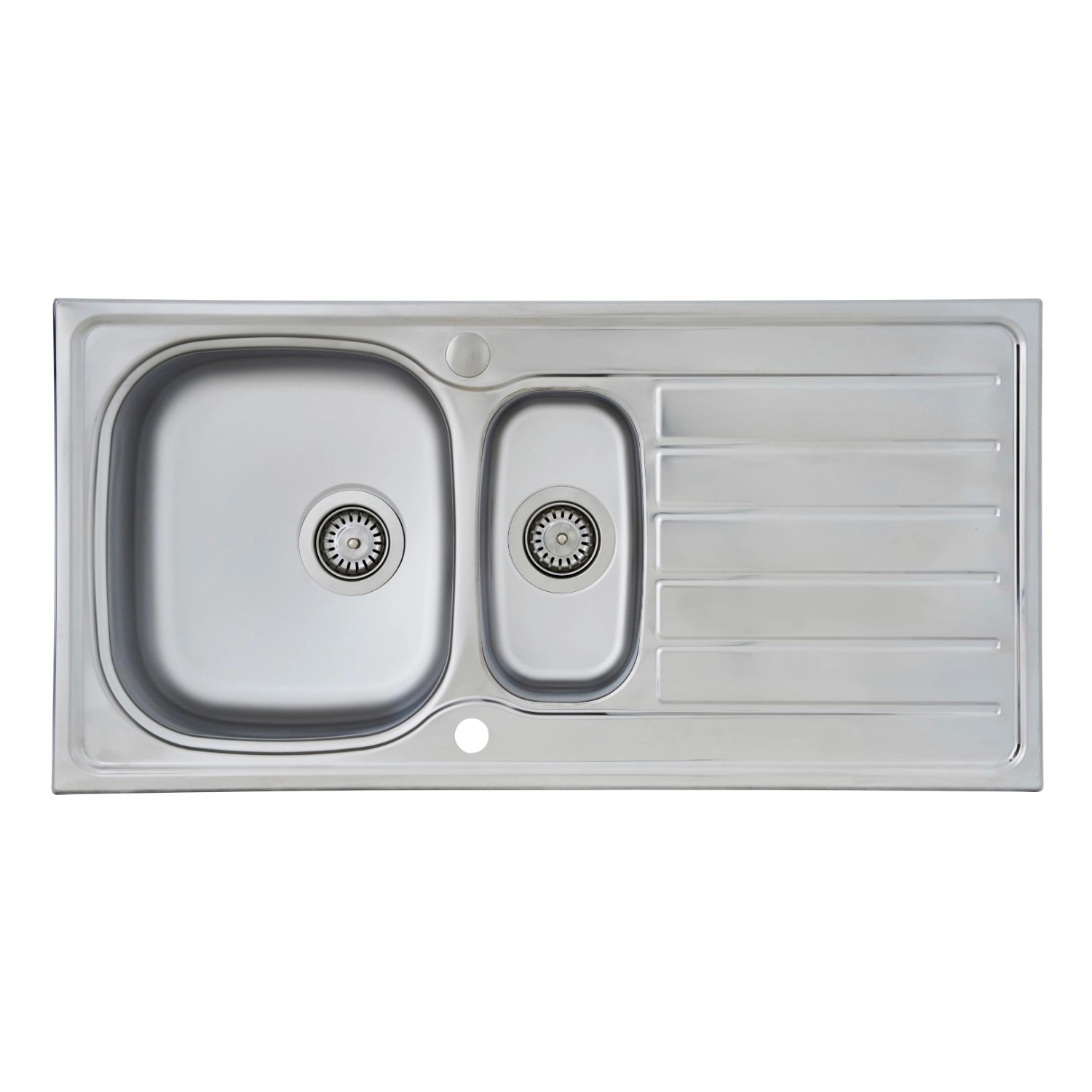 Respekta Nerezový dřez Dallas 100 x 50 cm