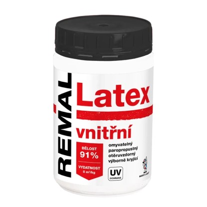 REMAL Latexový nátěr Latex V2064 vnitřní bílý 800 g