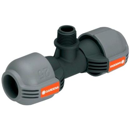 GARDENA T-kus 25 mm (1") x 13 mm (1/2") s vnějším závitem