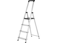 Hliníkové schůdky jednostranné 1x4 stupně do 150 kg Hliníkové schůdky jednostranné 1x4 stupně do 150 kg