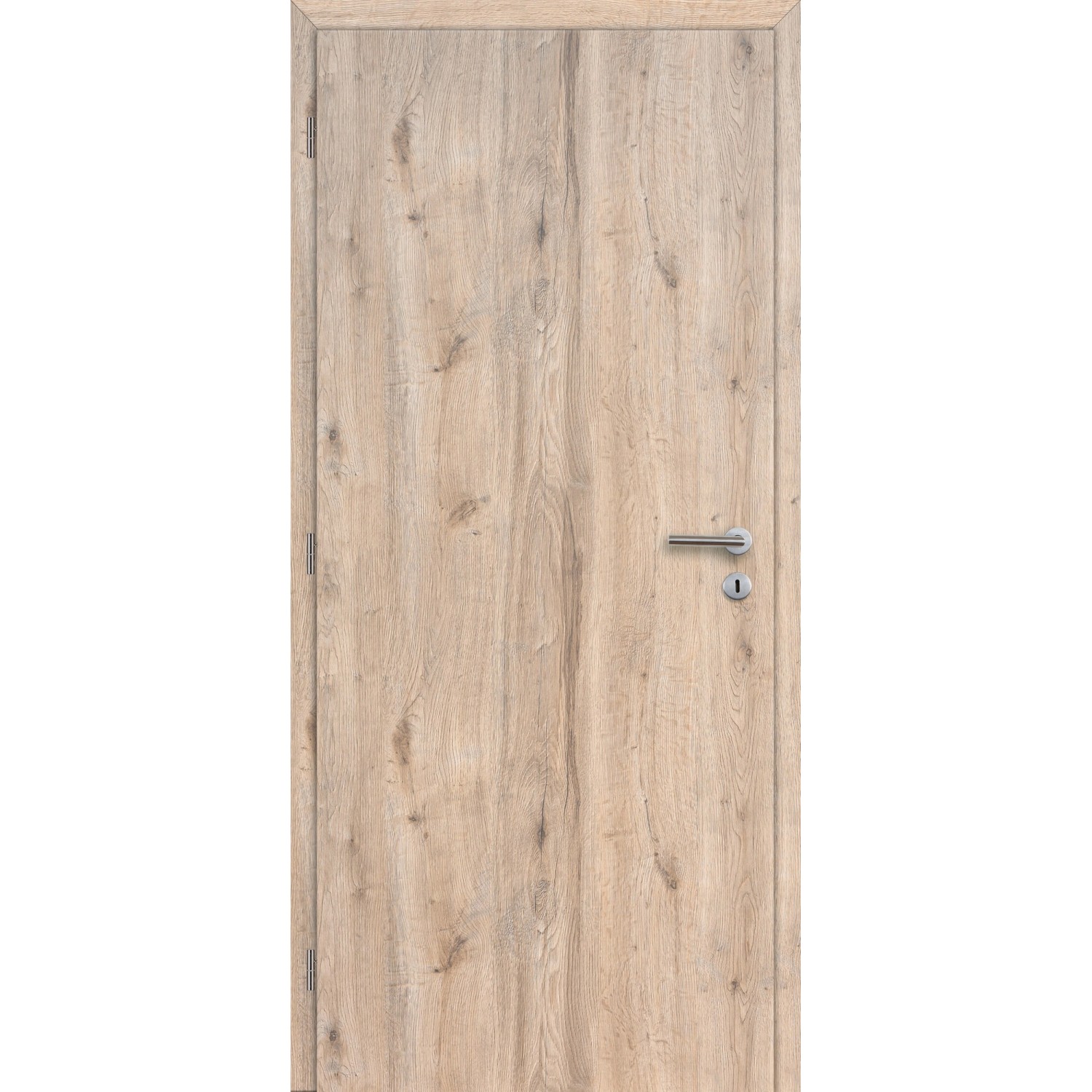 DOORNITE Falcové interiérové dveře plné kašírovací fólie dub Hudson 80 L