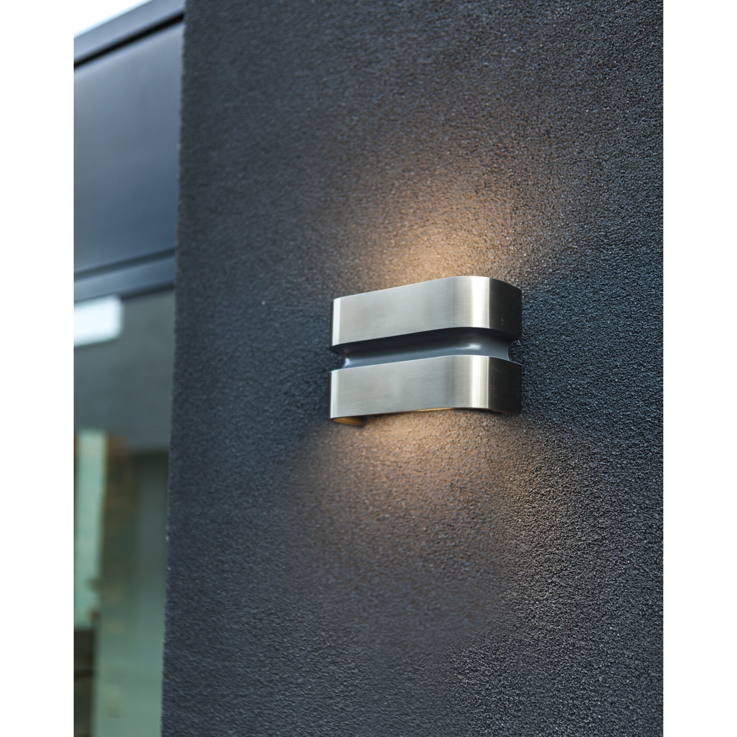 LUTEC Maya Venkovní nástěnné LED svítidlo nerezová ocel