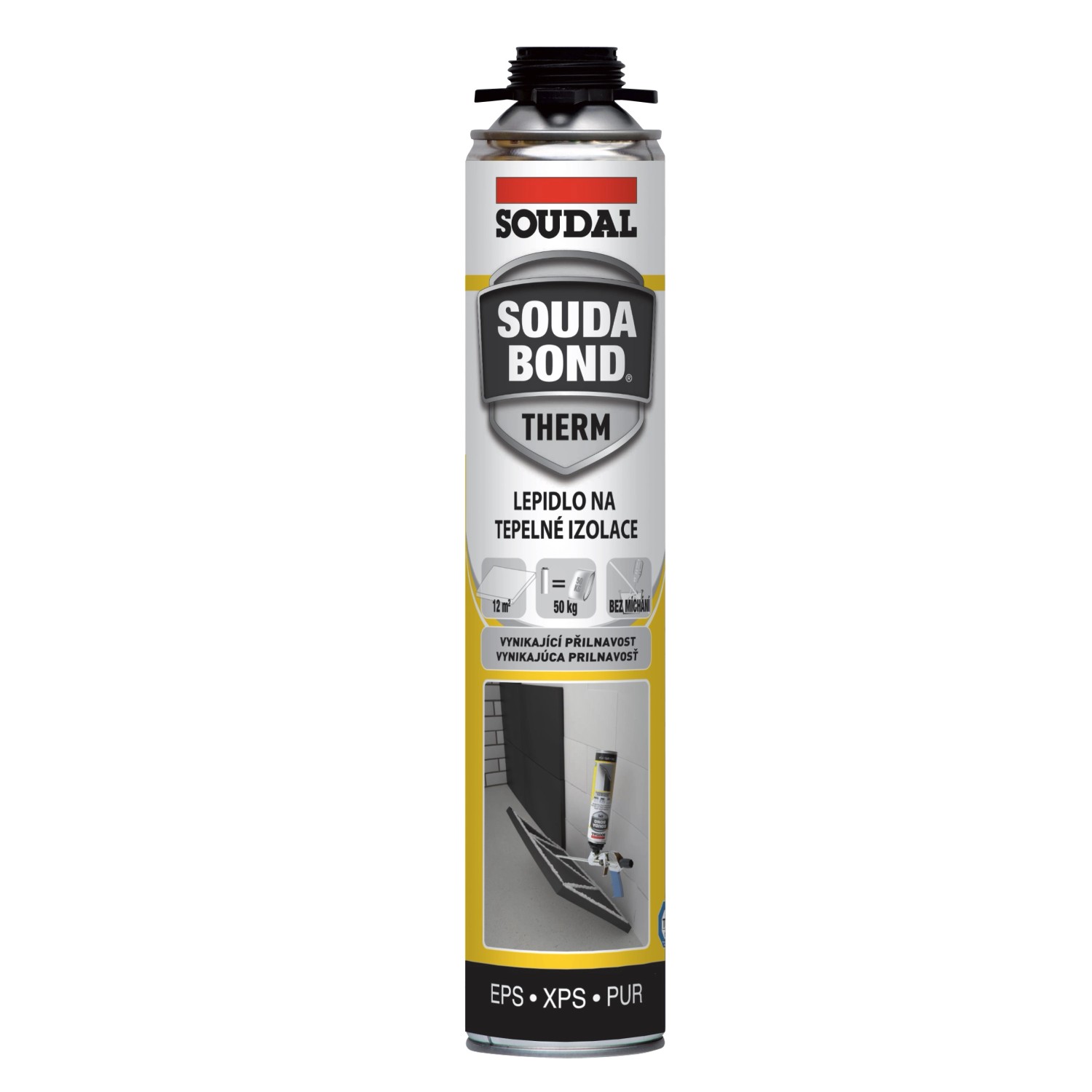 Pěna polyuretanová Soudal Soudabond THERM pistolová 750 ml