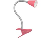 Flexibilní LED svítidlo se skřipcem růžové by jedi