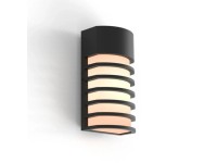 Lutec FULTON Venkovní nástěnná lampa, matně černá