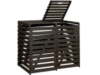 Weka Box na 2 popelnice, antracitový, impregnovaný