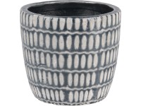 Květináč Minimalist Zen průměr 13,5 cm tmavě šedý