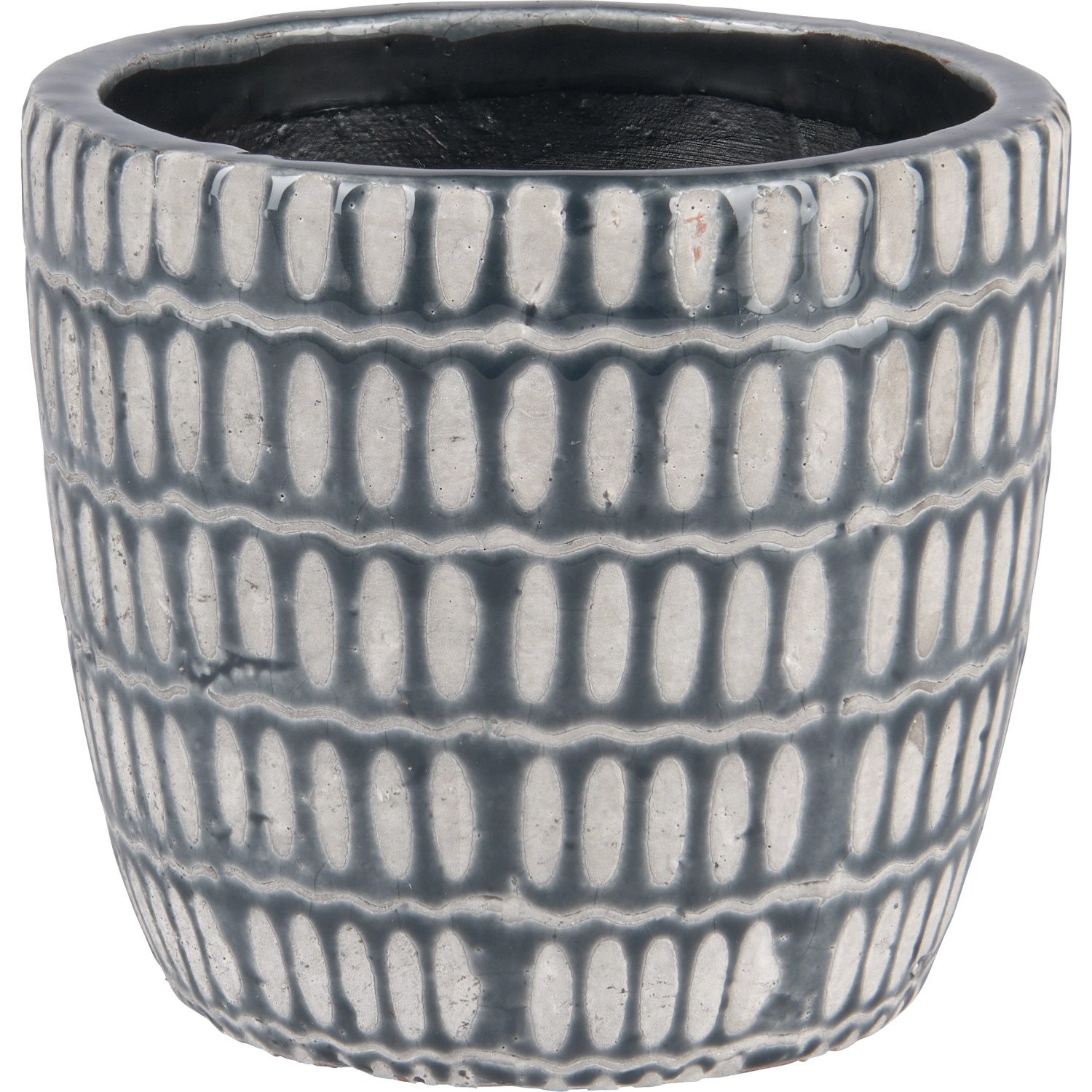 Květináč Minimalist Zen průměr 13,5 cm tmavě šedý