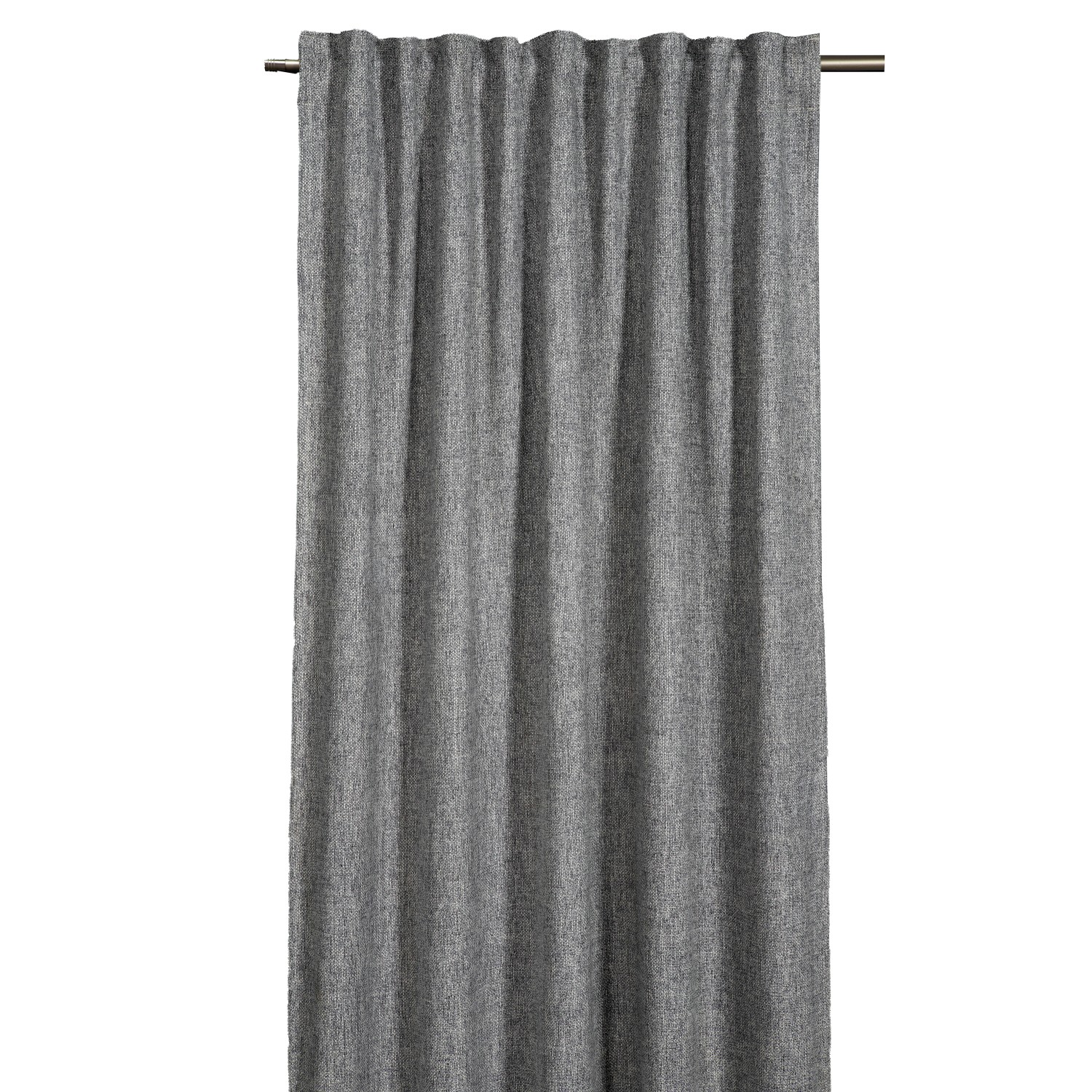 Sehlbach Závěs se skrytými poutky, Dimout fleece, stříbrná šedý, 175 x 130 cm