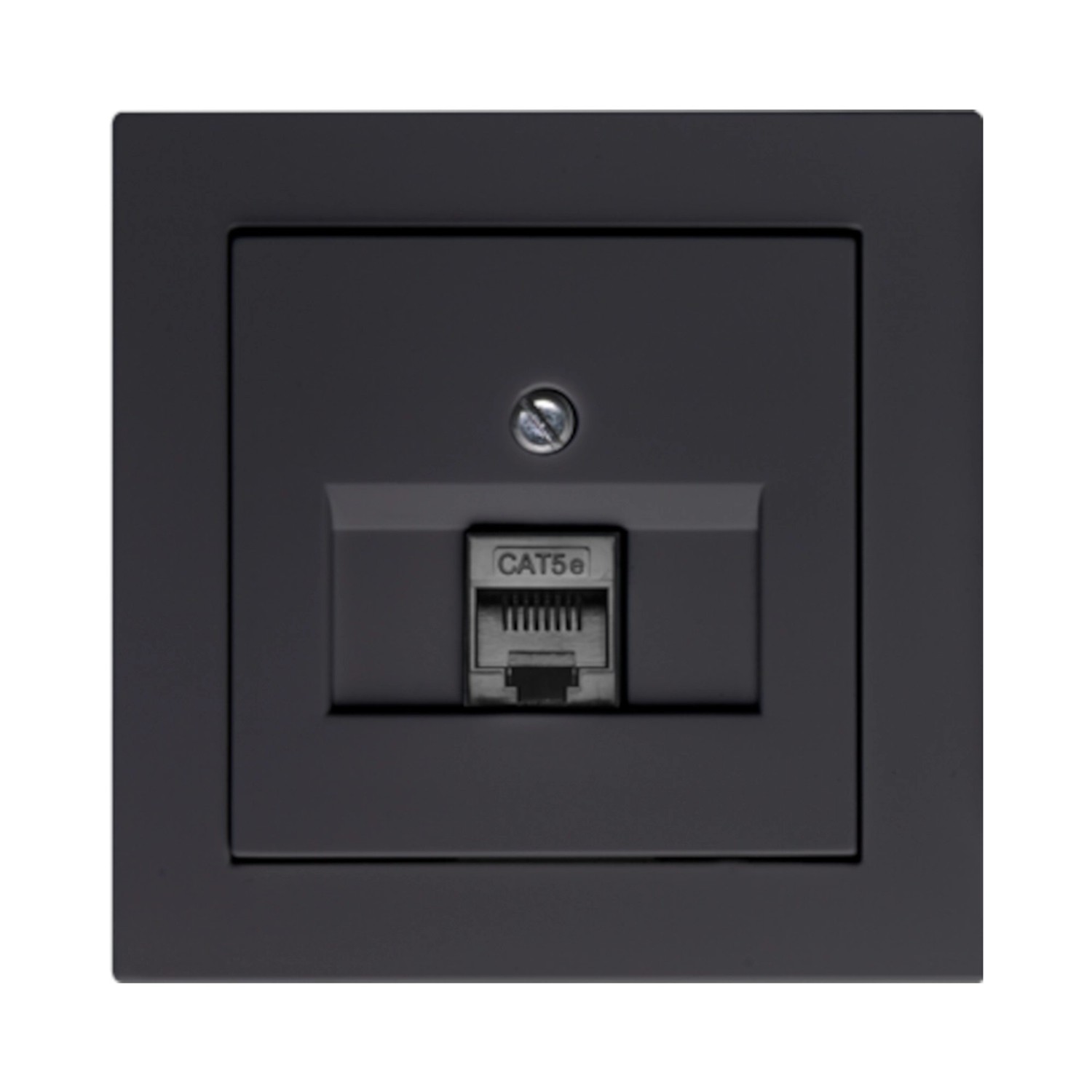Zásuvka RJ45 CAT 5E Cubus, grafitová
