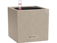 Lechuza Květináč Canto Stone 14 béžový, 135 x 140 x 140 mm