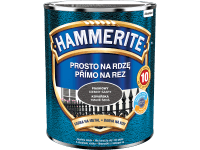 Hammerite Přímo na rez barva na železné kovy kovářská tmavě šedá 0,7 l