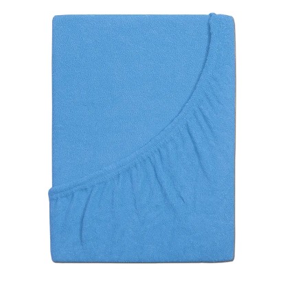 B.E.S. Froté prostěradlo IDEAL nebeská modrá 160 x 200 cm