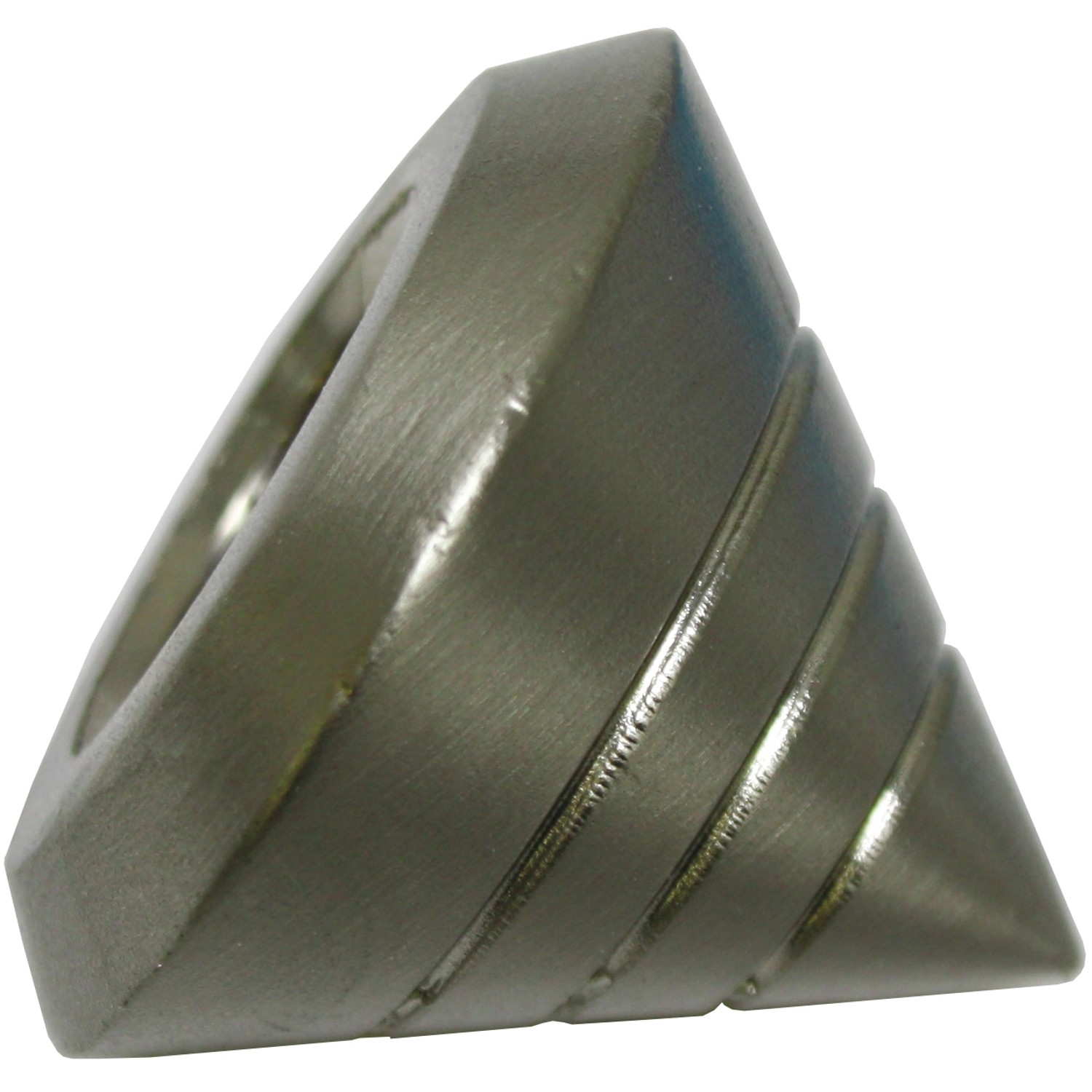 Gardinia Koncovka Memphis kužel, vzhled ušlechtilé oceli, 16 mm