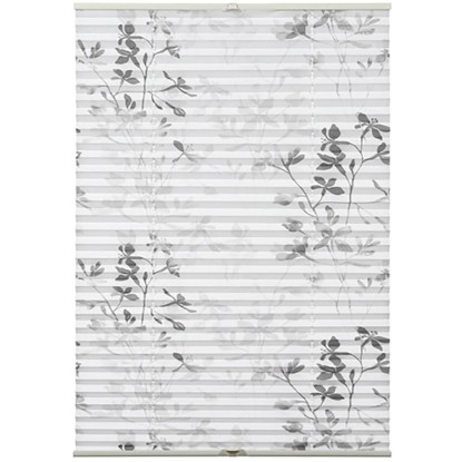 Gardinia Plisovaná roleta Concept Flowers&Plants Bella bílá 90 x 130 cm