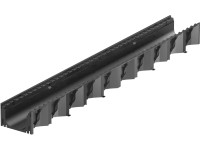 ACO Self Hexaline 2.0 Žlabové těleso, plast, 1 m, černé, bez roštu ACO Self Hexaline 2.0 Žlabové těleso, plast, 1 m, černé, bez roštu